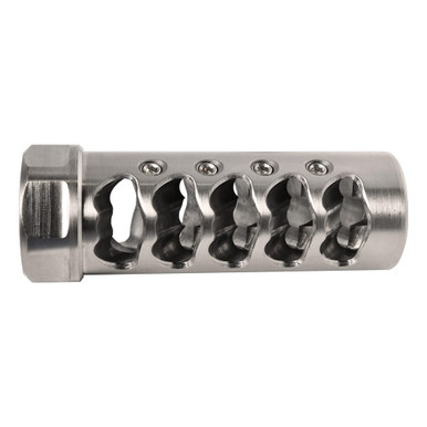 American Precision Arms Gen 4 Fat Bastard Self Timing Muzzle Brake 5/8x24 / 6.5mm / Stainless G4F5865S - American Precision Arms