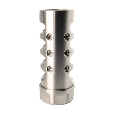 American Precision Arms Gen 4 Little Bastard Self Timing Muzzle Brake 5/8x24 / .30 / Stainless G4L5830S - American Precision Arms