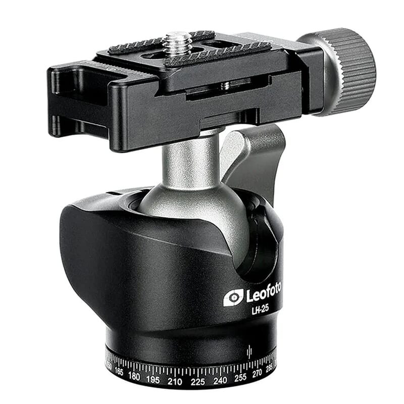 Leofoto LH-25 25mm Low Profile Mini Ball Head w/QR Plate LH-25 - Leofoto