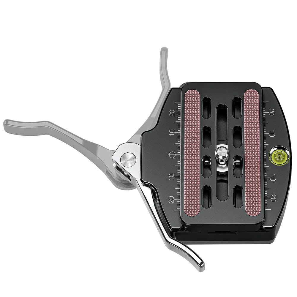 Leofoto LR-70 Lever Release Clamp w/QR Plate LR-70 in Black - Leofoto