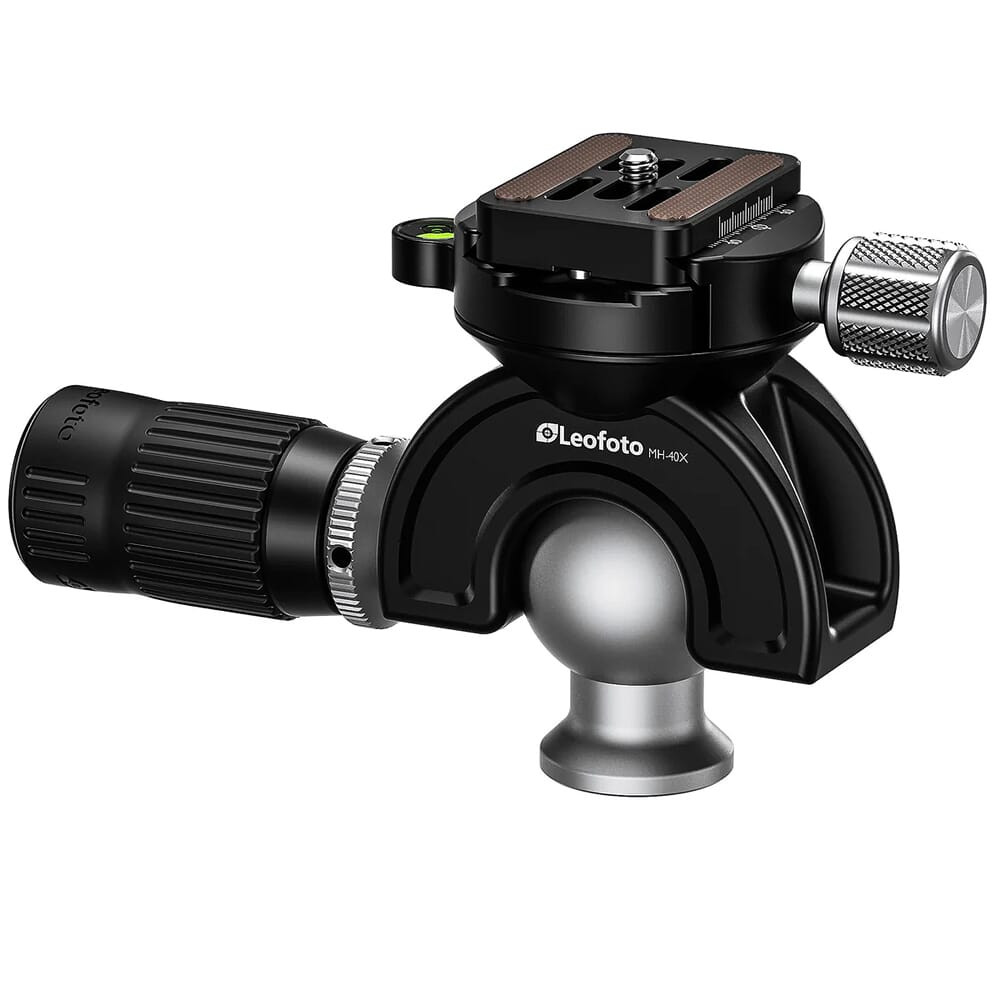 Leofoto MH-40X-Arca 40mm Full Dynamic Ball Head w/Rosette, 3/8" Mounting Socket & Handlebar Control MH-40X-ARCA - Leofoto