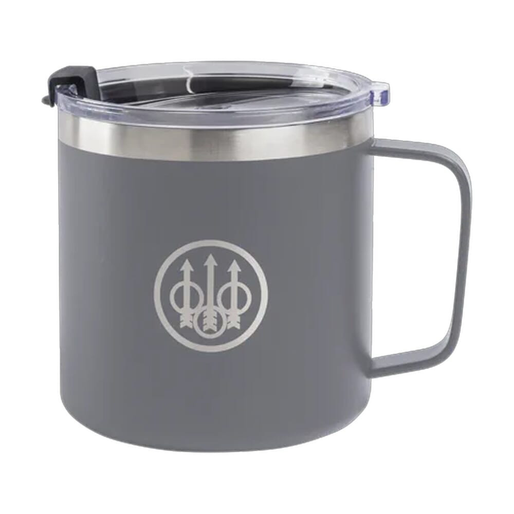 Beretta Wolf Gray 16oz Double Insulated Coffee Mug w/Push-Lock Lid OG581D00480920UNI - Beretta