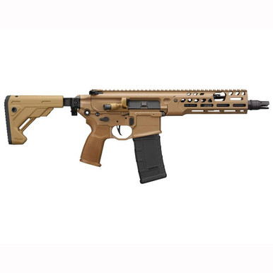Sig Sauer MCX SPEAR-IR .300 Blackout 9" 1:5" Bbl Coyote Brown Short Barrel Rifle w/(1) 30rd Magazine (NFA) RMCX-300B-9B-IR-SBR - Sig Sauer