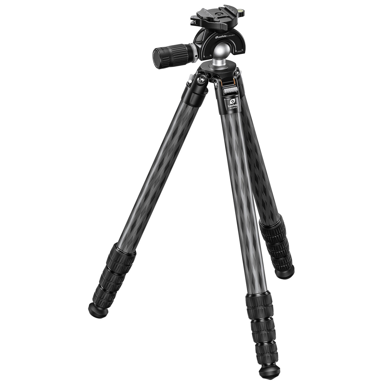 Leofoto SA-X SA-363CX Long Tripod w/Rosette, 3/8" Mounting Stud & MH-X Full Dynamic Ball Head SA-363CX-MH-50X-ARCA in Black - Leofoto