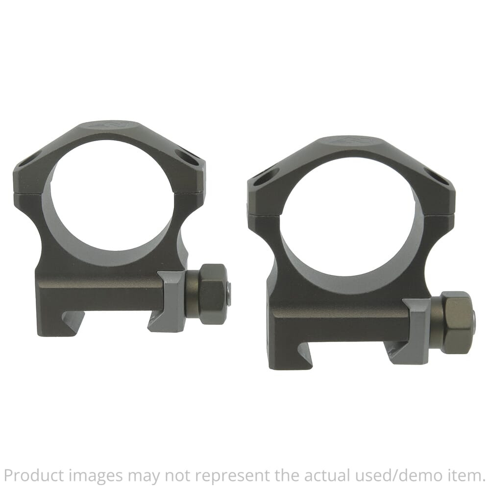Nightforce 30mm 1.00" Medium UltraLite 4 Screw Dark Earth Ring Set A677 - Damaged Box - Light Mount Marks - Excellent Condition UA6148 - USED/MISC