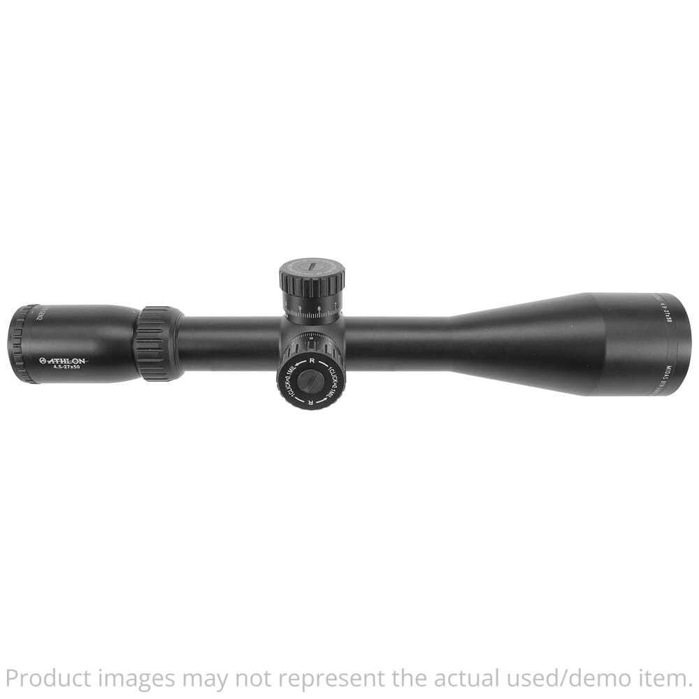 Athlon Midas BTR 4.5-27x50mm 30mm APRS4 SFP IR MIL Riflescope 213024 - Light Ring Marks - Excellent Condition UA6185 - USED/MISC