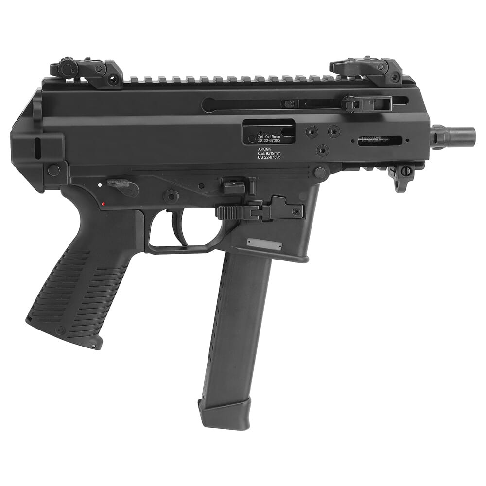 B&T APC9K-G PRO 9mm 4.3" 1:10" 1/2x28 Bbl Tailhook-Ready Pistol w/Glock Lower BT-361765-02-G - Good Condition UA6866 - B&T