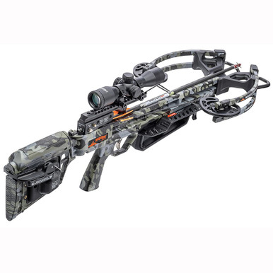 Wicked Ridge Crossbows Wicked Ridge Invader M1 De-Cock Peak Camo Crossbow w/ACU50 Sled & Pro-View 400 Scope WR25005-9557 - Wicked Ridge Crossbows