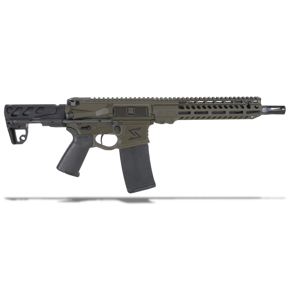 Seekins Precision CQ PDW .223 Wylde 10.5" 1:8" 1/2"x28 TPI Bbl OD Green Short Barrel Rifle 0011300085-ODG - Seekins Precision