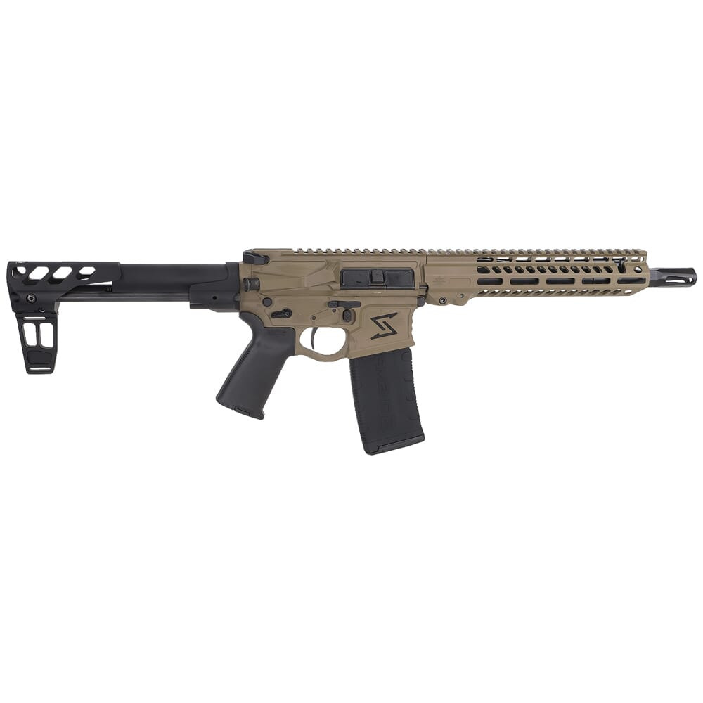 Seekins Precision CQ PDP .223 Wylde 10.5" 1:8" 1/2"x28 TPI Bbl FDE Pistol 0011300099-FDE - Seekins