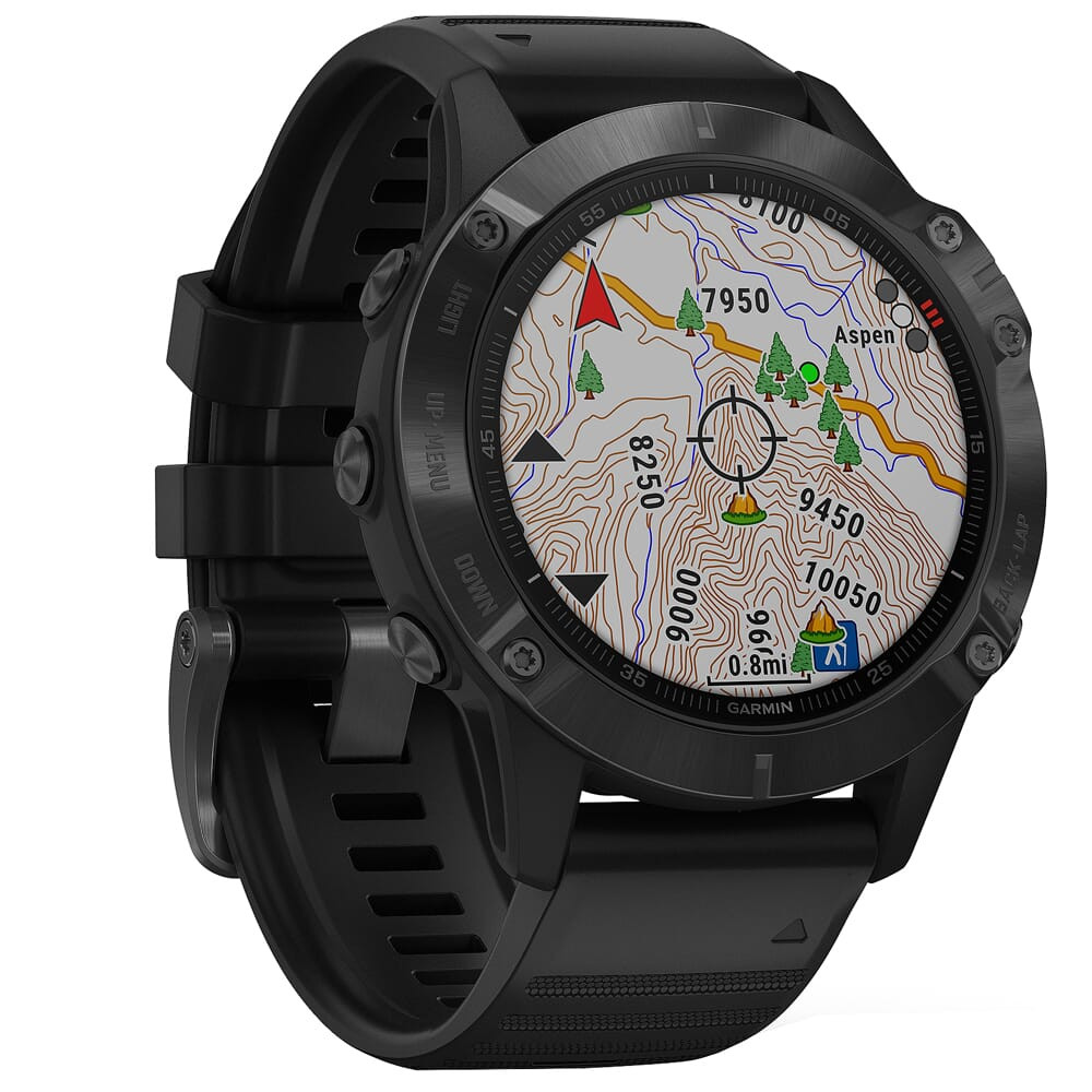 Garmin fenix 6 Pro Black w/Black Band Smartwatch 010-02158-01 - Garmin