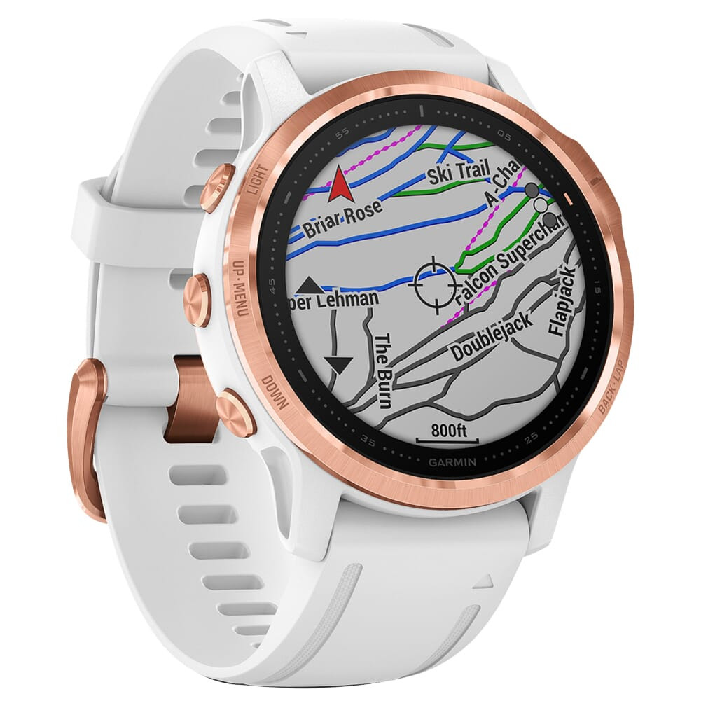 Garmin fenix 6S Pro Rose Gold w/White Band Smartwatch 010-02159-10 - Garmin
