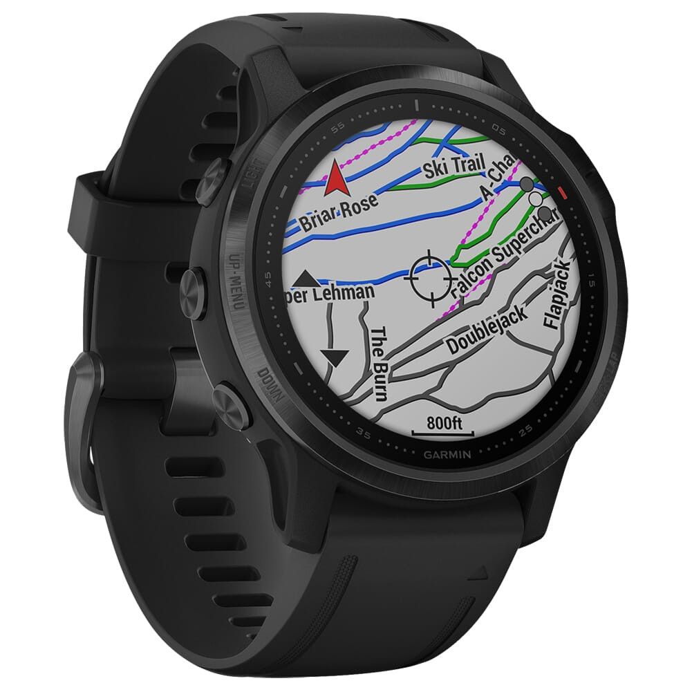 Garmin fenix 6S Pro Black w/ Black Band Smartwatch 010-02159-13 - Garmin