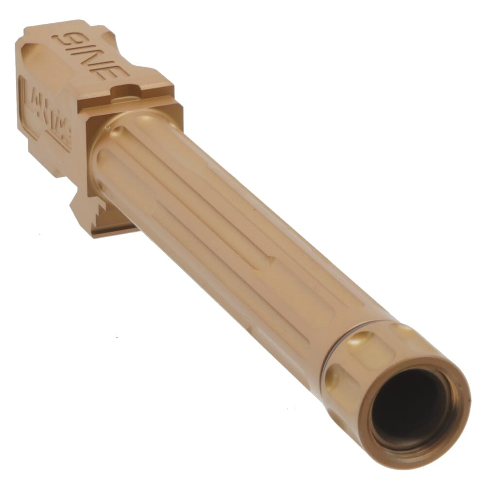 Lantac 9INE G17 Fluted Threaded Bronze Bbl 01-GB-G17-TH-BRNZ - Lantac