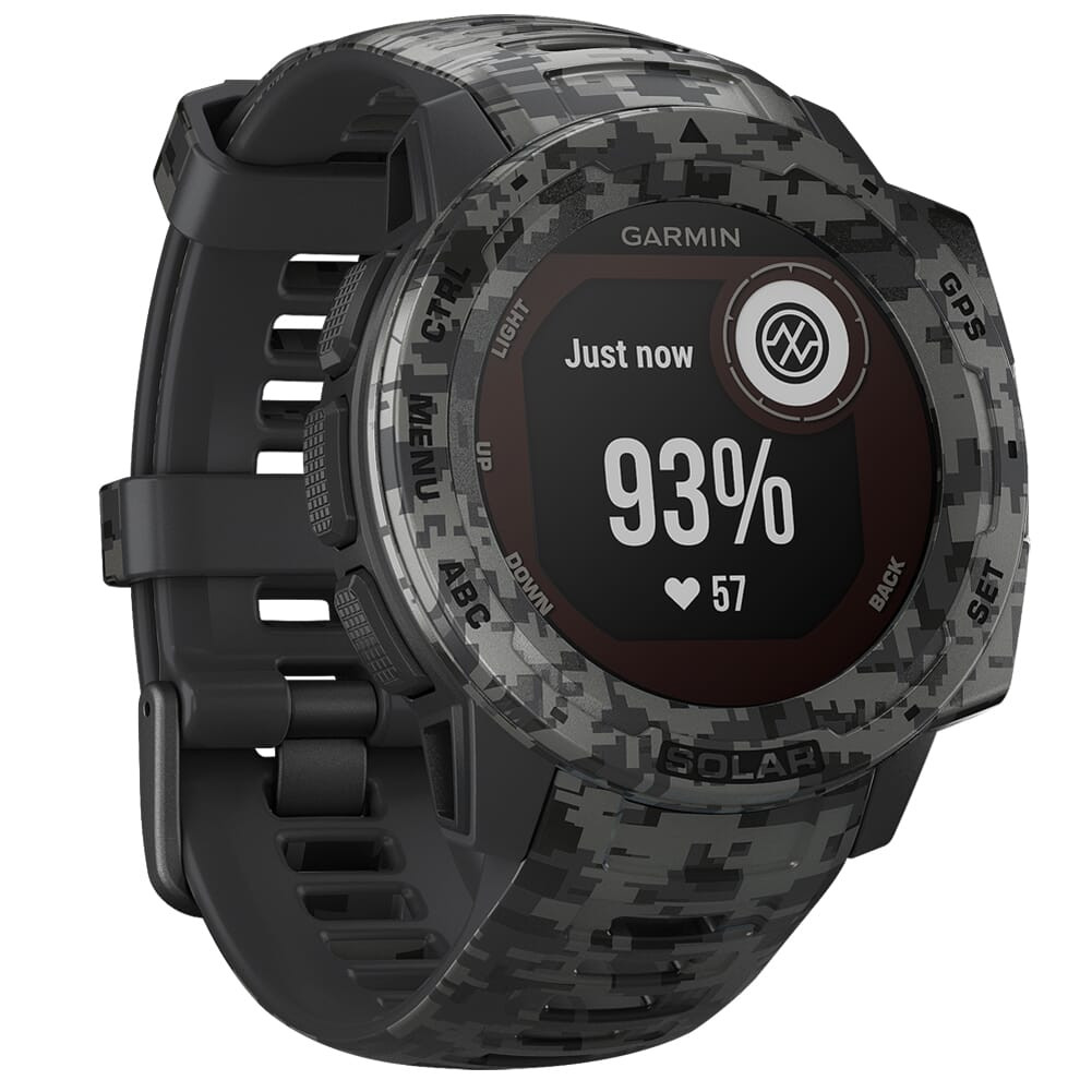 Garmin Instinct Solar Sportsman Edition Graphite Camo Smartwatch 010-02293-15 - Garmin