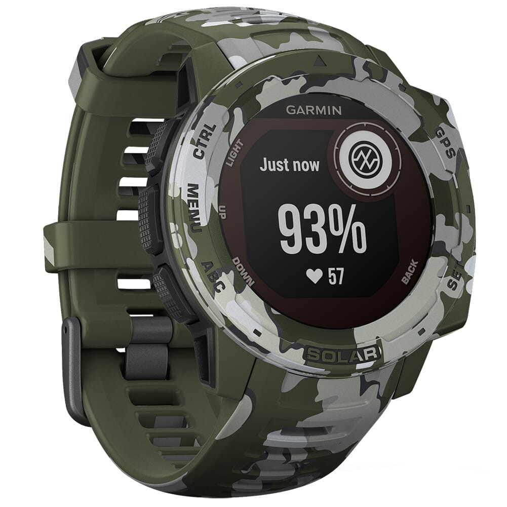 Garmin Instinct Solar Sportsman Edition Lichen Camo Smartwatch 010-02293-16 - Garmin