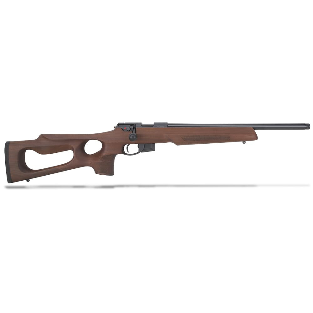 Anschutz 1761 D HB .22 LR G-28 Walnut Thumbhole 18" Bbl Rifle w/Single-Stage Trigger 014994X - Anschutz