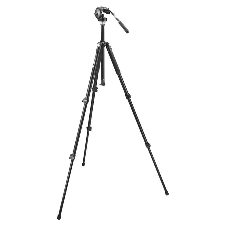 Manfrotto 055XB-128RC Tripod and Lightweight Fluid Head - Manfrotto
