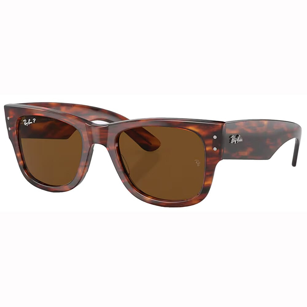 Ray-Ban Mega Wayfarer Glasses Striped Havana Brown 0RB0840S-9543351 - Ray-Ban