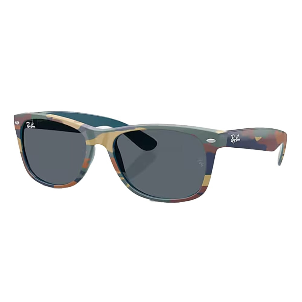 Ray-Ban New Wayfarer Glasses Blue with Blue Camu Blue 0RB2132-6824R555 - Ray-Ban