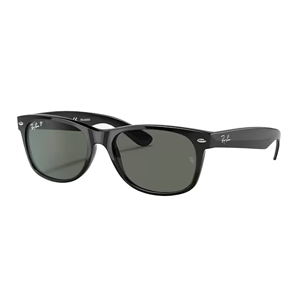 Ray-Ban New Wayfarer Glasses Black G-15 Green 0RB2132-90158 - Ray-Ban