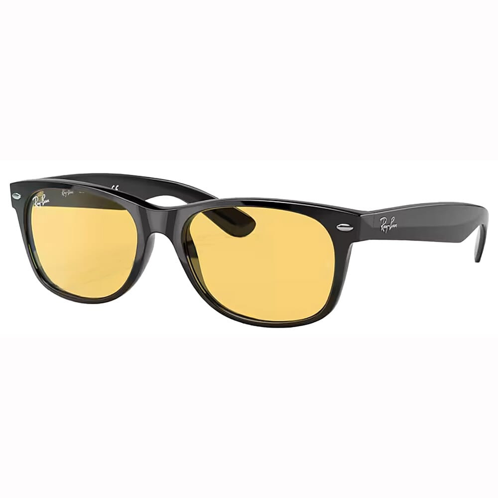 Ray-Ban New Wayfarer Glasses Black Yellow 0RB2132F-601R655 - Ray-Ban
