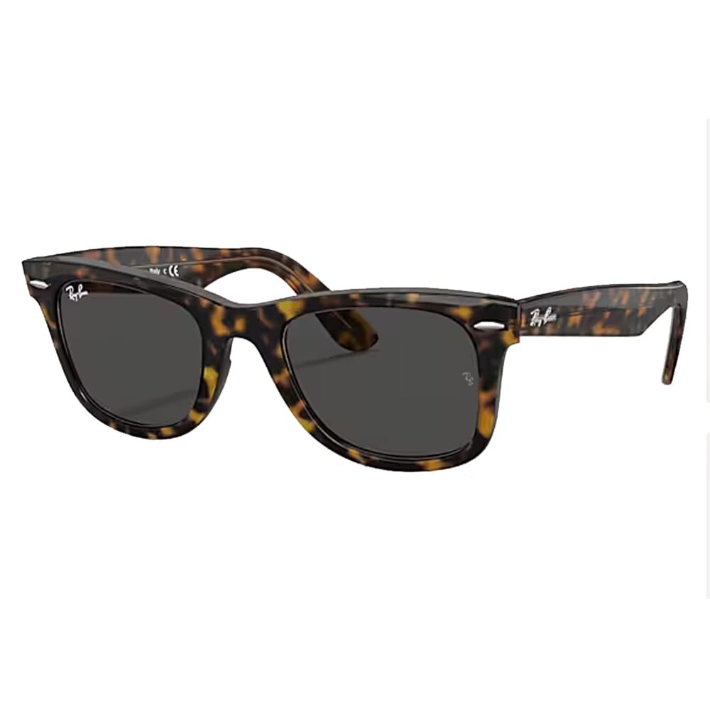 Ray-Ban Wayfarer Glasses Havana on Transparent Brown Dark Grey 0RB2140-1292B150 - Ray-Ban