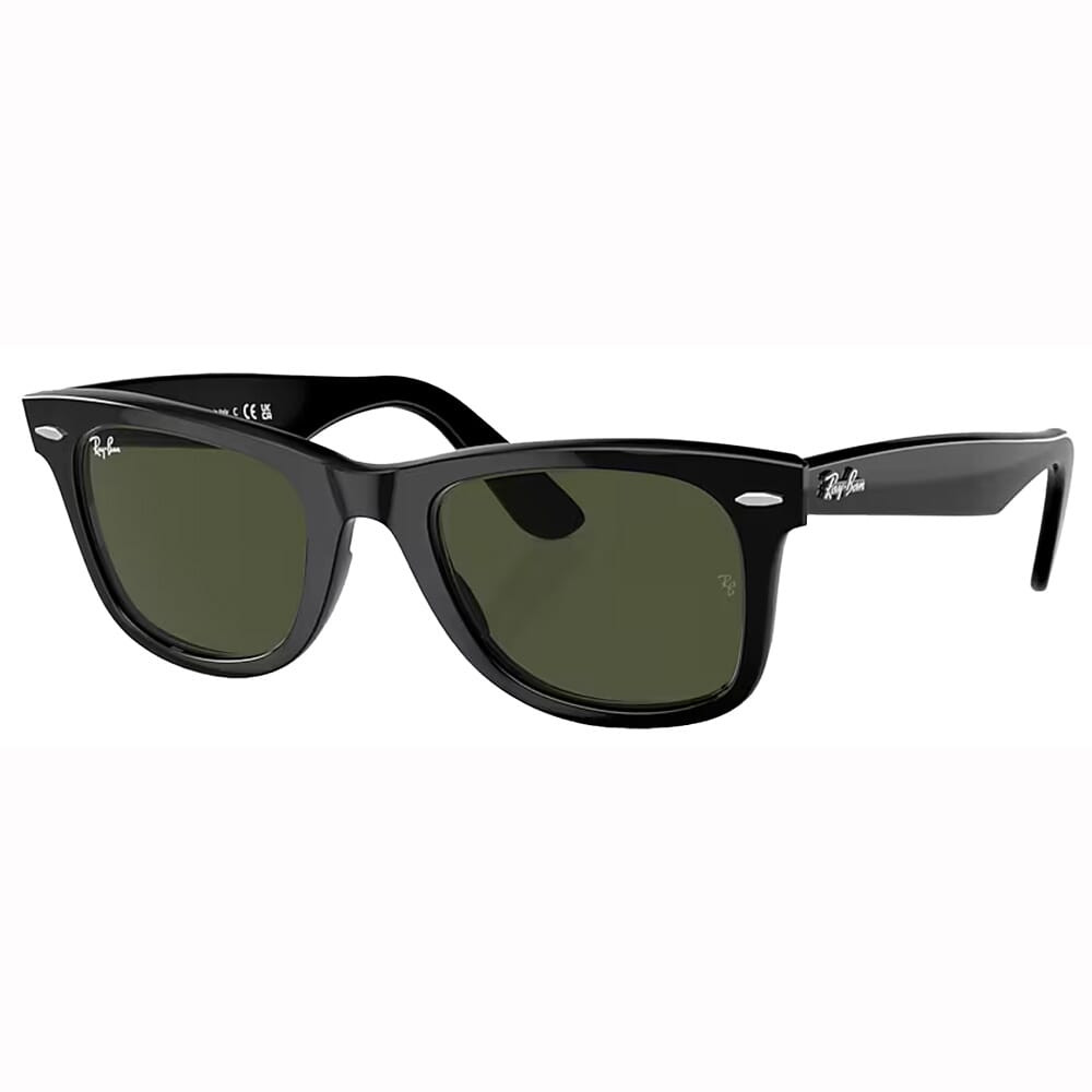Ray-Ban Wayfarer Glasses Black G-15 Green 0RB2140-90150 - Ray-Ban