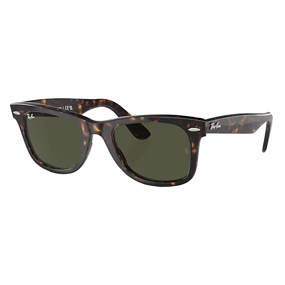 Ray-Ban Wayfarer Glasses Tortoise G-15 Green 0RB2140-90250 - Ray-Ban