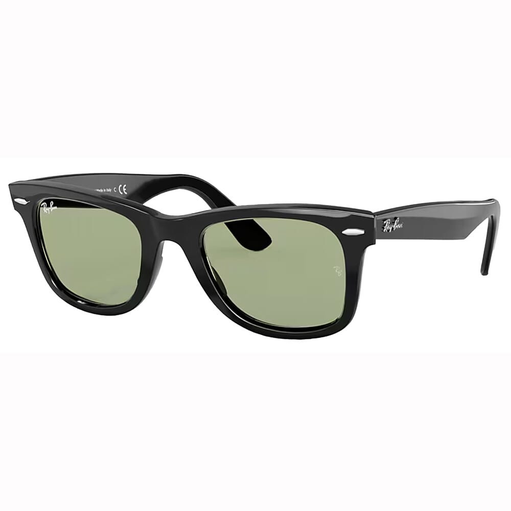 Ray-Ban Wayfarer Glasses Black G-15 Green 0RB2140F-90152 - Ray-Ban