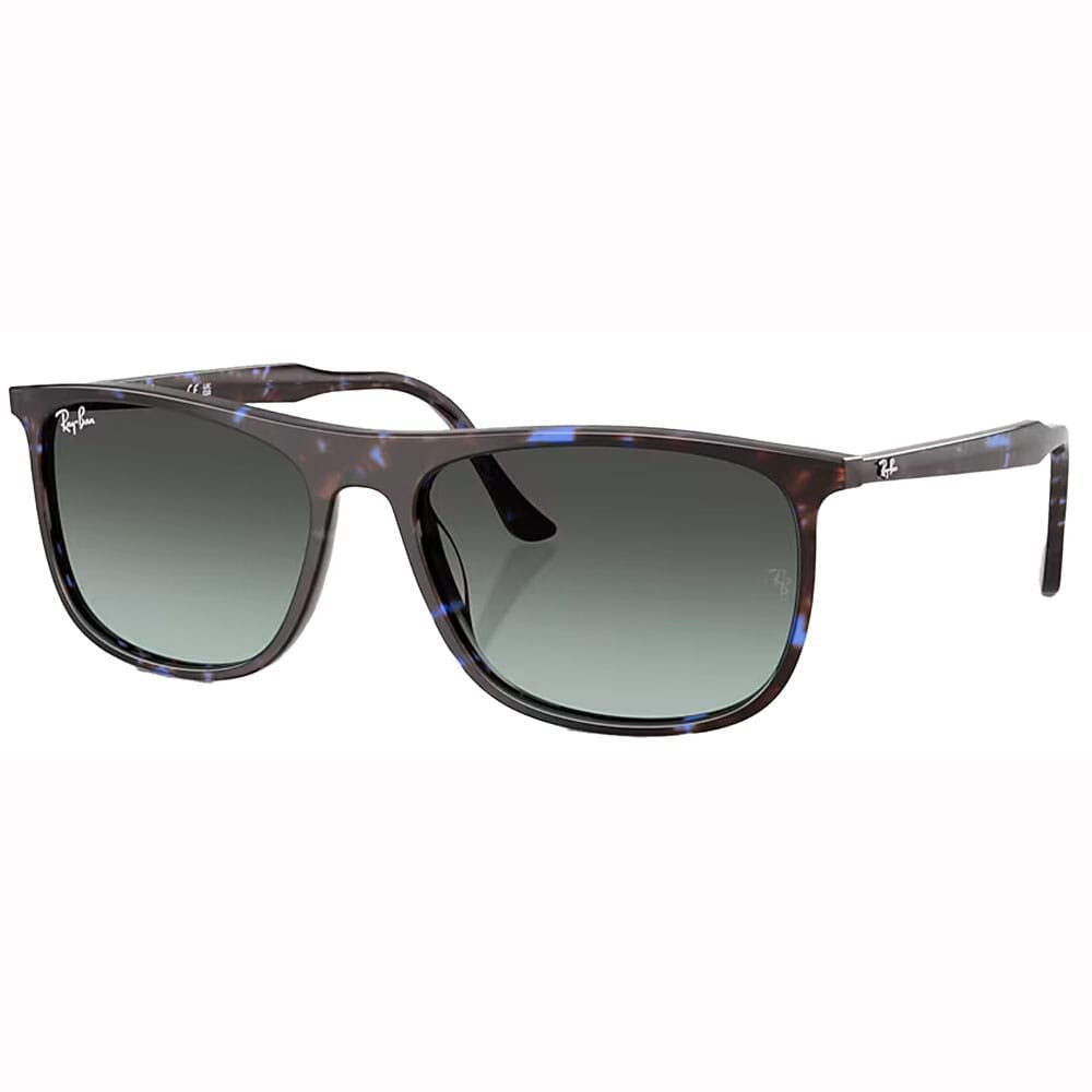 Ray-Ban Havana Blue Turtle Blu Vintage Gradient Black 0RB2216-1430GK58 - Ray-Ban