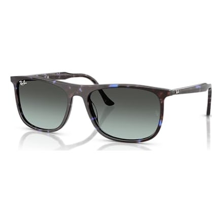 Ray-Ban Havana Blue Turtle Blu Vintage Gradient Black 0RB2216-1430GK61 - Ray-Ban