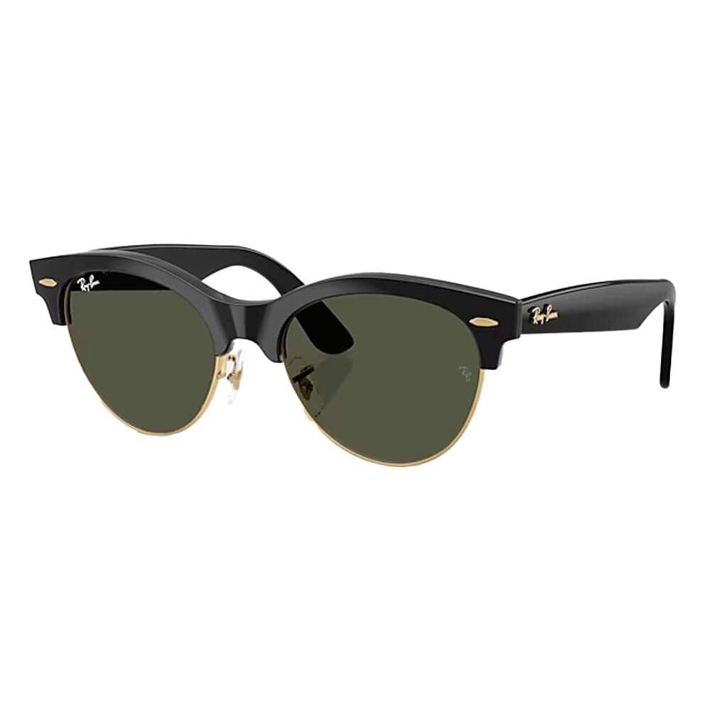 Ray-Ban Clubmaster Way Black on Gold Green 0RB2341-9013154 - Ray-Ban