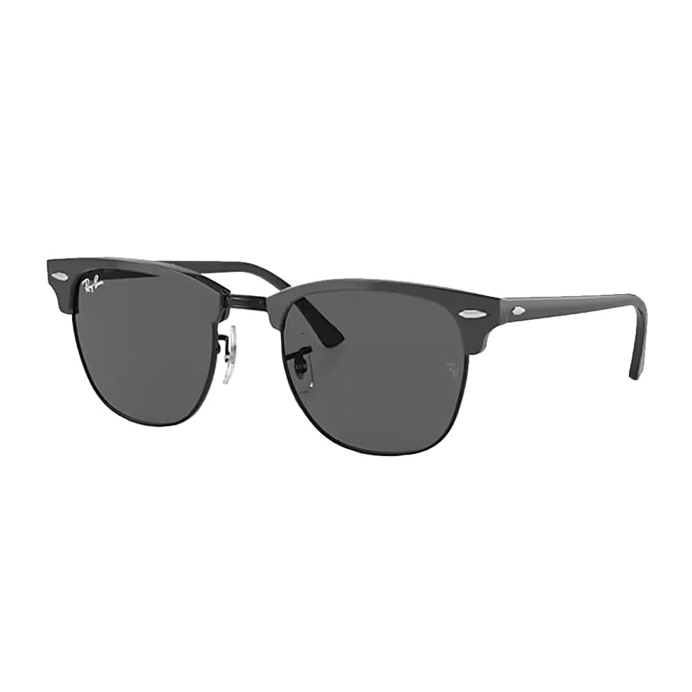 Ray-Ban Clubmaster Grey on Black Dark Grey 0RB3016-1367B151 - Ray-Ban