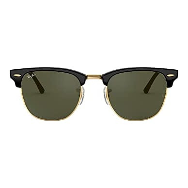 Ray-Ban Clubmaster Black on Arista G-15 Green 0RB3016F-W036555 - Ray-Ban