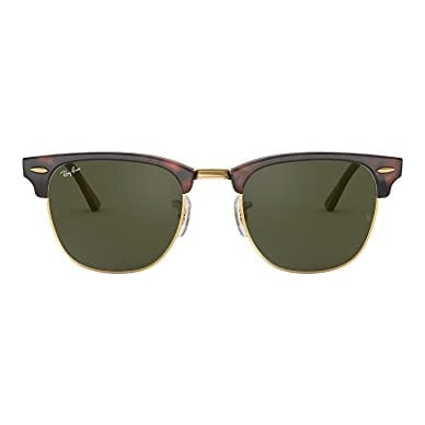 Ray-Ban Clubmaster Mock Tortoise on Arista G-15 Green 0RB3016F-W036655 - Ray-Ban