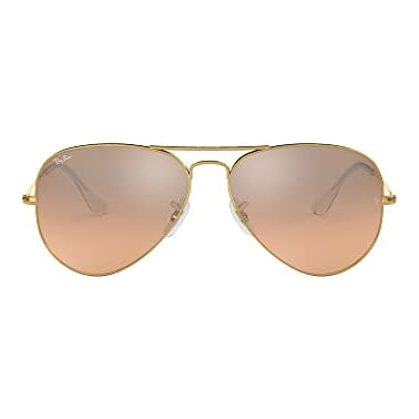 Ray-Ban Aviator Large Metal Arista Pink Mirror Gradient Grey 0RB3025-0013E58 in Gray - Ray-Ban