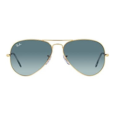 Ray-Ban Aviator Large Metal Gold Blue Gradient Grey 0RB3025-0013M58 - Ray-Ban