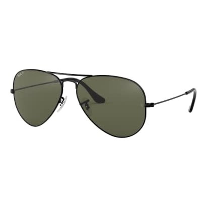 Ray-Ban Aviator Large Metal Black G-15 Green Polar 0RB3025-0025858 - Ray-Ban