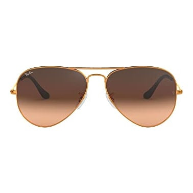 Ray-Ban Aviator Large Metal Light Bronze Pink Gradient Brown 0RB3025-9001A555 - Ray-Ban