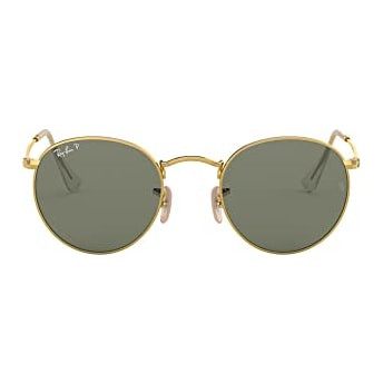 Ray-Ban Round Metal Arista Green Polarized 0RB3447-0015850 - Ray-Ban