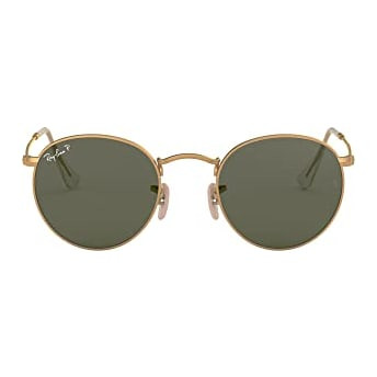 Ray-Ban Round Metal Matte Arista G-15 Green Polar 0RB3447-1125850 - Ray-Ban
