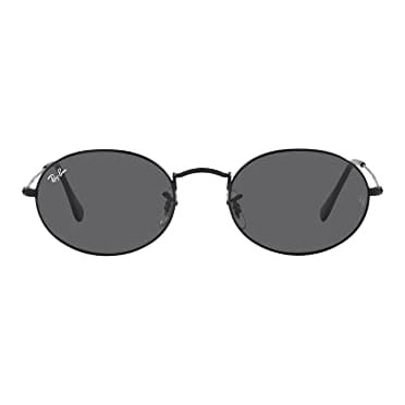 Ray-Ban Oval Black Dark Grey 0RB3547-002B151 - Ray-Ban