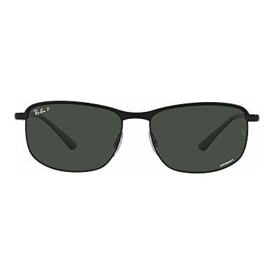 Ray-Ban Black on Black Polar Dark Grey 0RB3671CH-186K860 - Ray-Ban
