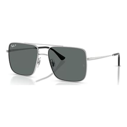 Ray-Ban Silver Dark Grey Polar 0RB3758-0038156 - Ray-Ban