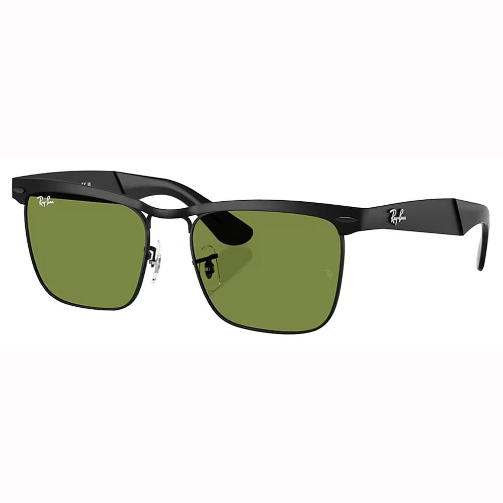 Ray-Ban Wayfarer Glasses Deluxe Matte Black Green 0RB3875-0064E53 - Ray-Ban