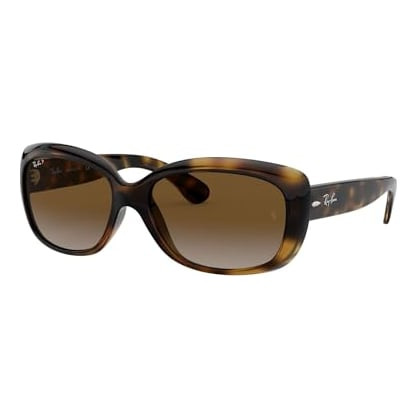 Ray-Ban Jackie Ohh Light Havana Light Grey Gradient Brown Polar 0RB4101-710T558 - Ray-Ban