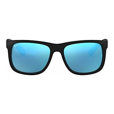 Ray-Ban Justin Rubber Black Blue Flash 0RB4165F-6225558 - Ray-Ban