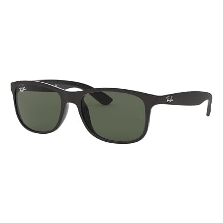Ray-Ban Andy Matte Black on Black Dark Green 0RB4202-60697155 - Ray-Ban