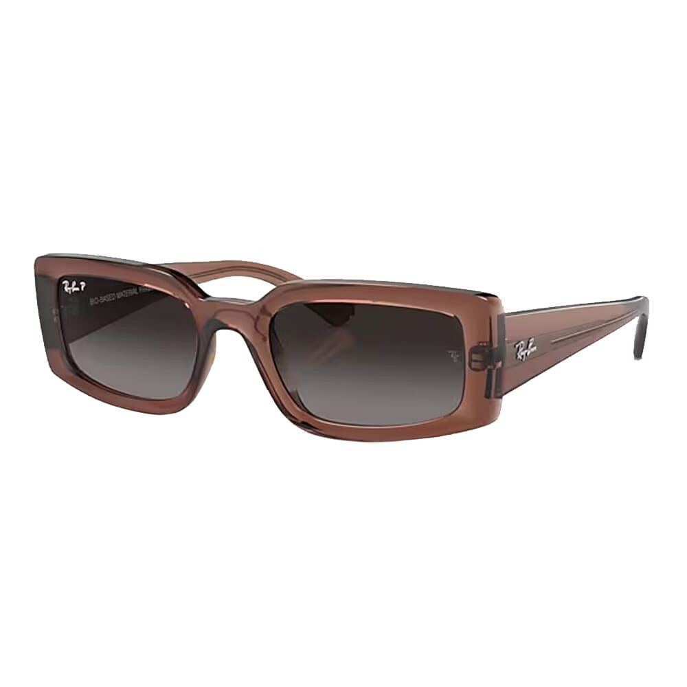 Ray-Ban Kiliane Transparent Brown Grey Gradient Polar 0RB4395-6678T354 - Ray-Ban